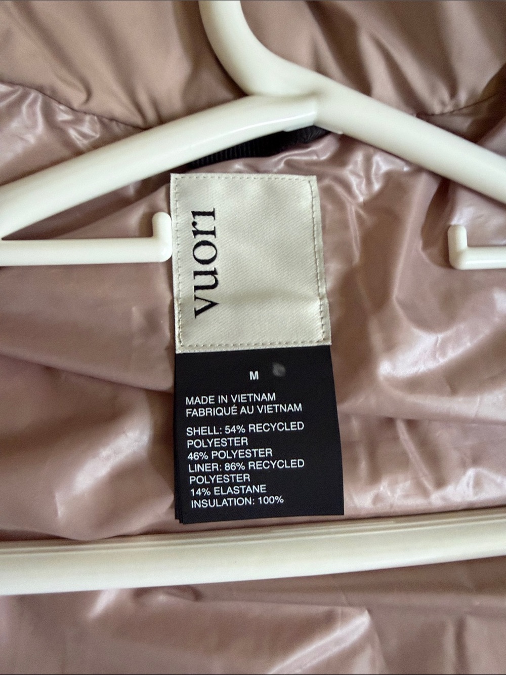 Vuori Women's Taupe-Light Puffer Jacket - Picture 4 of 4